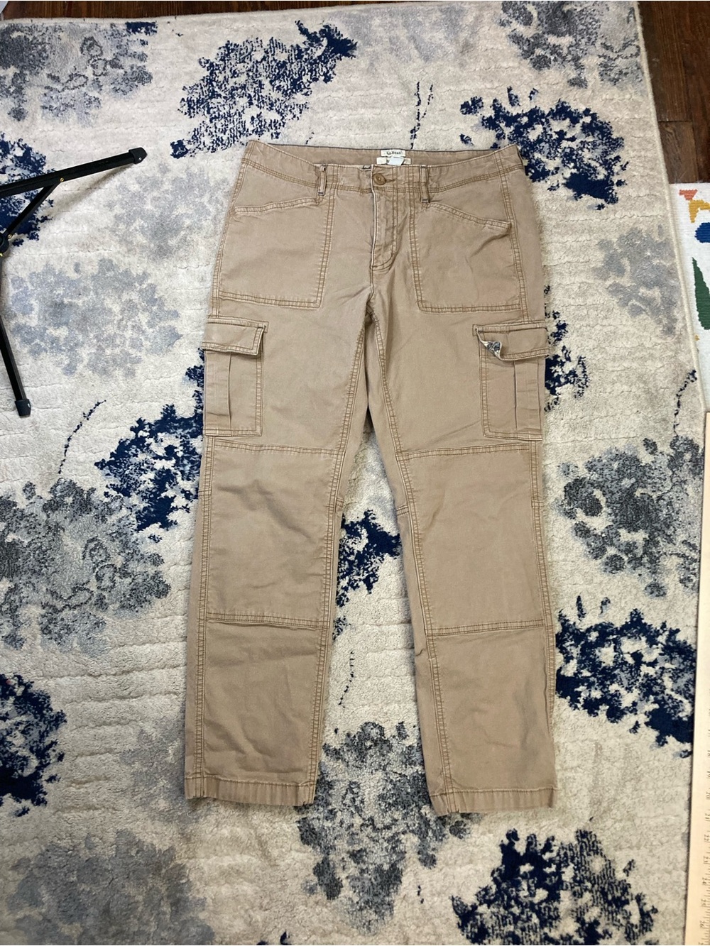 L.L. Bean Khaki Cargo Pants - Tan